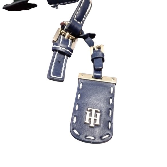 Tommy Hilfiger Crossbody Tote Purse Messenger Bag Red and Blue Plaid Stars - Picture 7 of 9